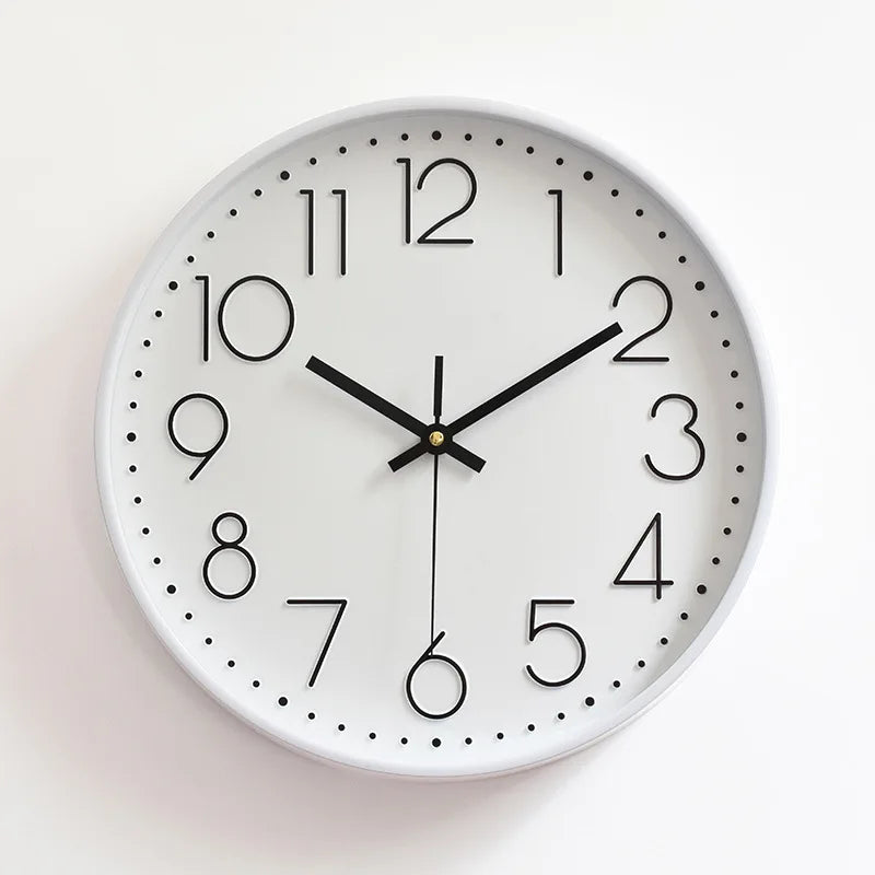 10 Inch Aesthetic Minimalist Large Mechanic Clock Wall