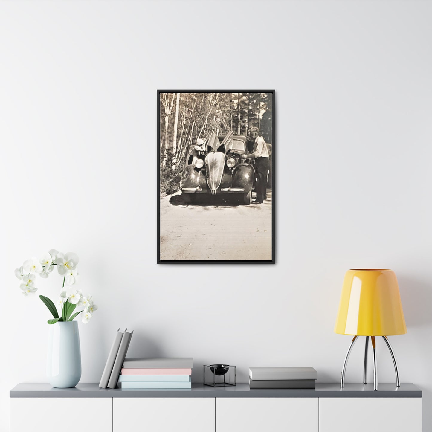 After The Black Hills 1939 Gallery Canvas Wraps, Vertical Frame