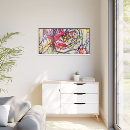 The Eye Framed Art Print - Kia Day Design