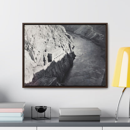 Boulder Dam Gallery Canvas Wraps Horizontal Frame 24″ x 18″ Walnut 1.25"