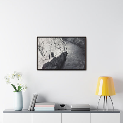 Boulder Dam Gallery Canvas Wraps Horizontal Frame 30″ x 20″ Walnut 1.25"