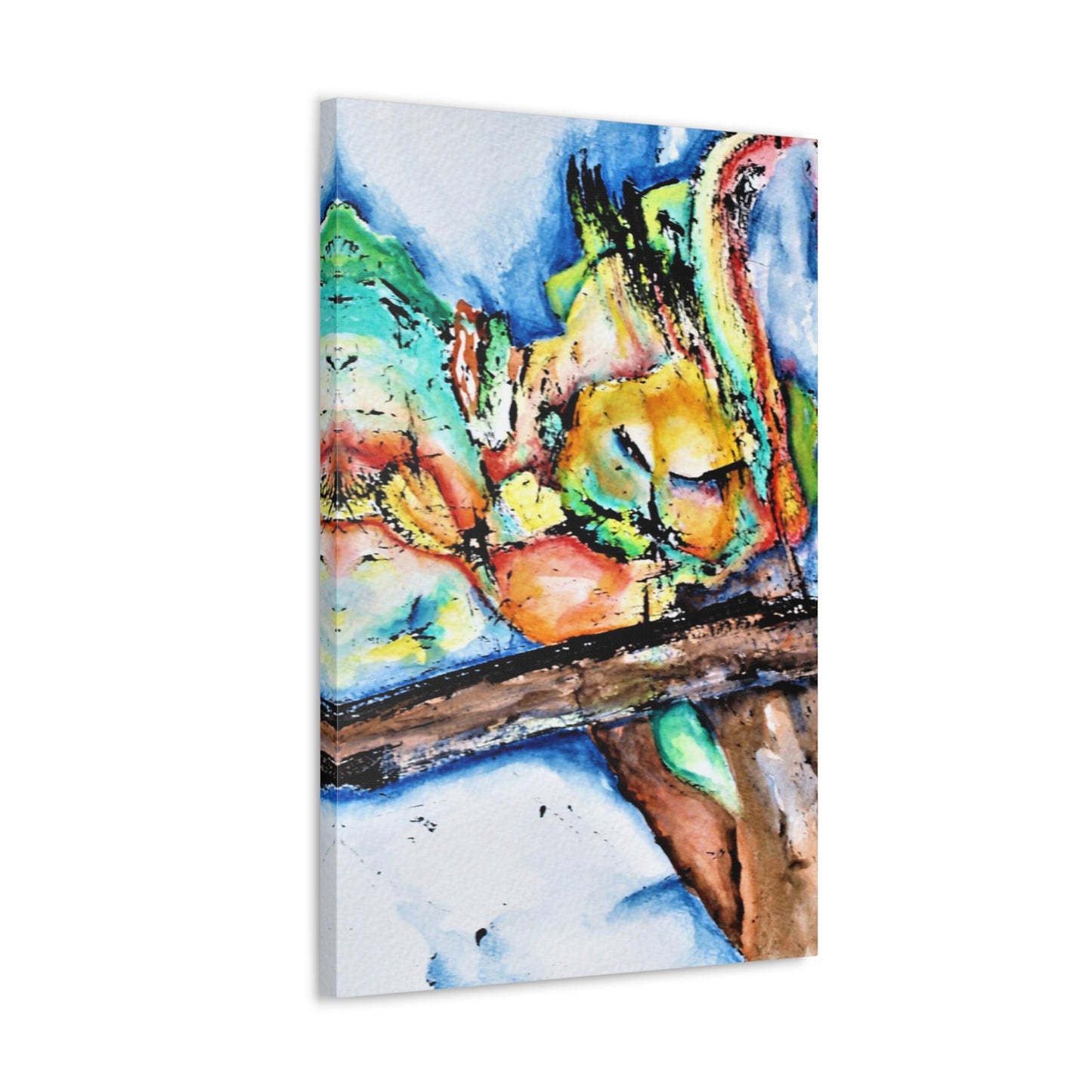 Owl In Flight Canvas Gallery Wraps