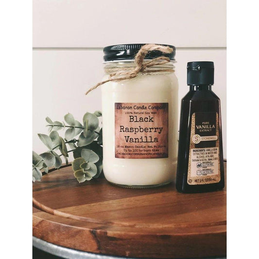 Black Raspberry & Vanilla Candle - - Candles & Melts