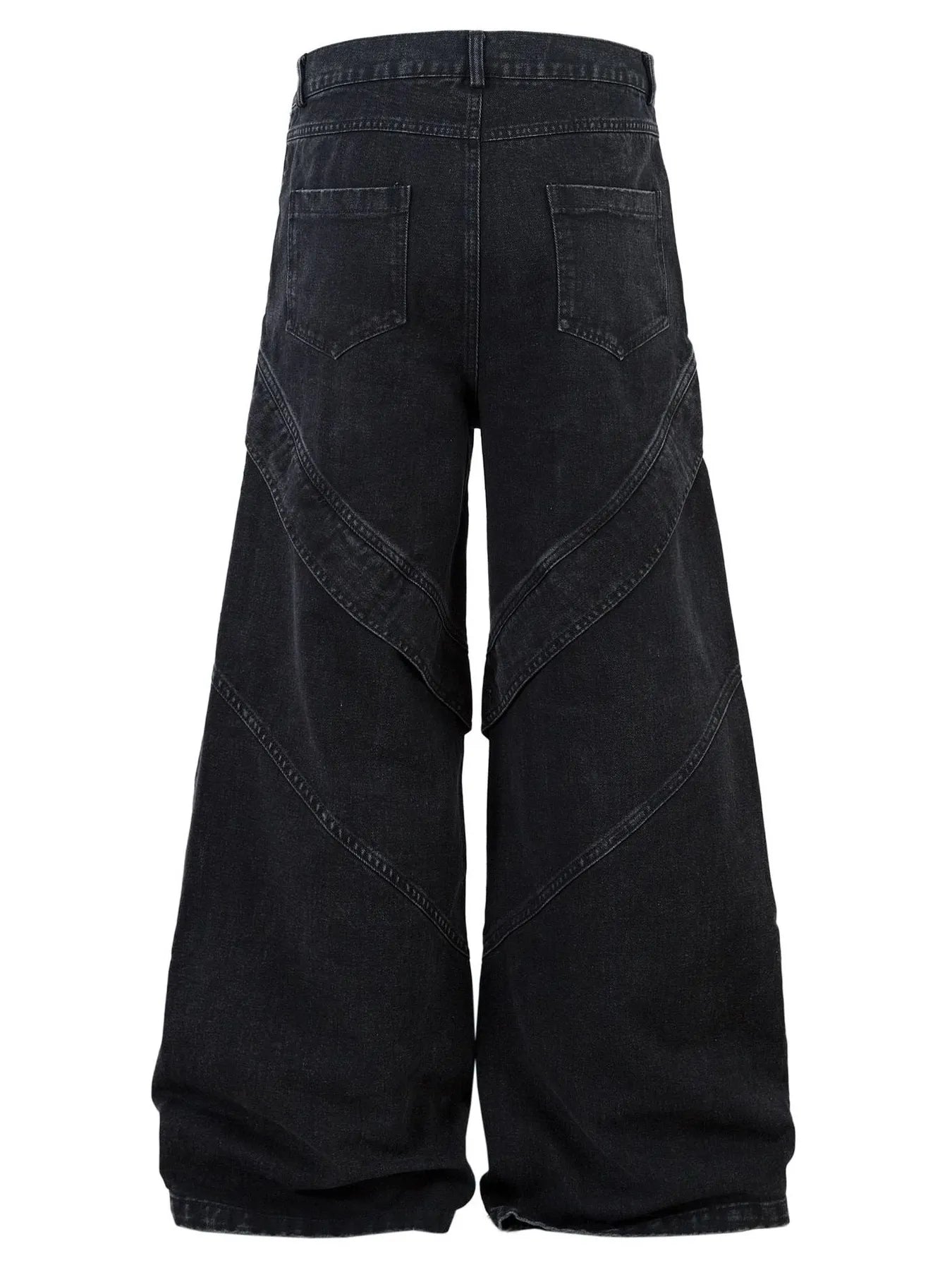 Men's Wide Leg Jeans - -