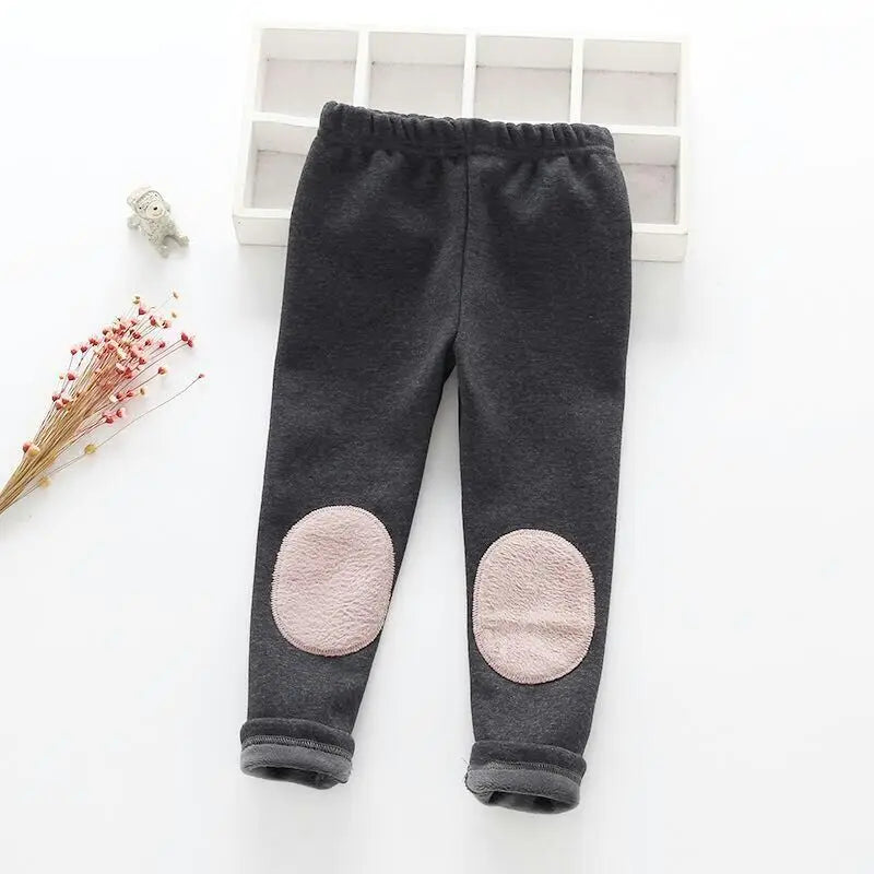 Girls Cotton Candy Color Pants Dark gray