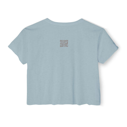 Vintage Pin Up Retro Crop Top - - Cropped Graphic Tee