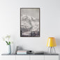 Mount Rainier Gallery Canvas Wraps Vertical Frame 24″ x 36″ Premium Gallery Wraps (1.25″) Walnut