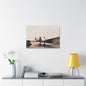 Refueling Mid-Contintent Chief Line Omaha Airport 1939 Canvas Gallery Wraps 30" x 20" 1.25"