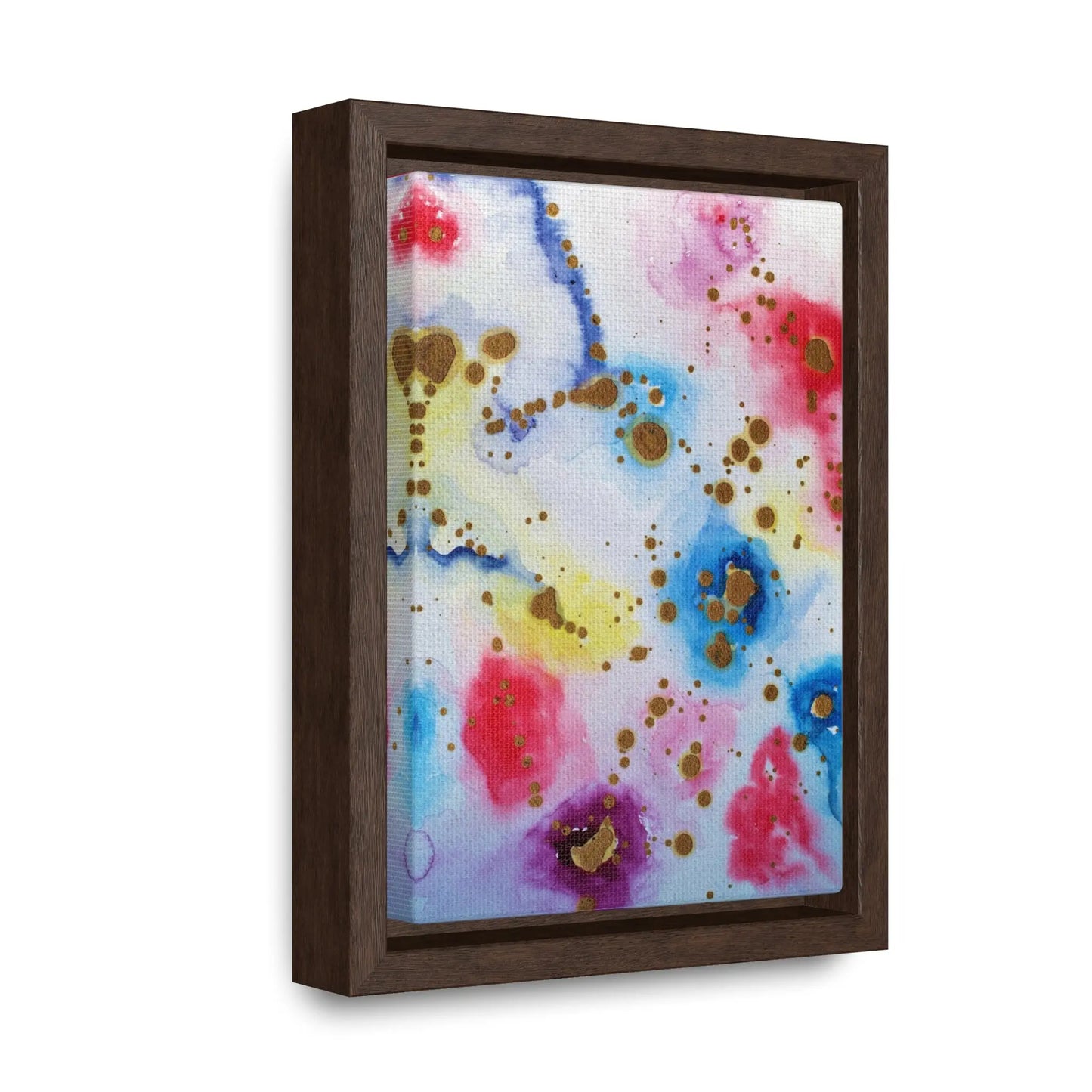 Purple Swirl Gallery Canvas Wraps, Vertical Frame