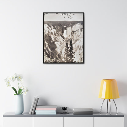 Artists Point Yellowstone Gallery Canvas Wraps Vertical Frame 24″ x 30″ 1.25" Black