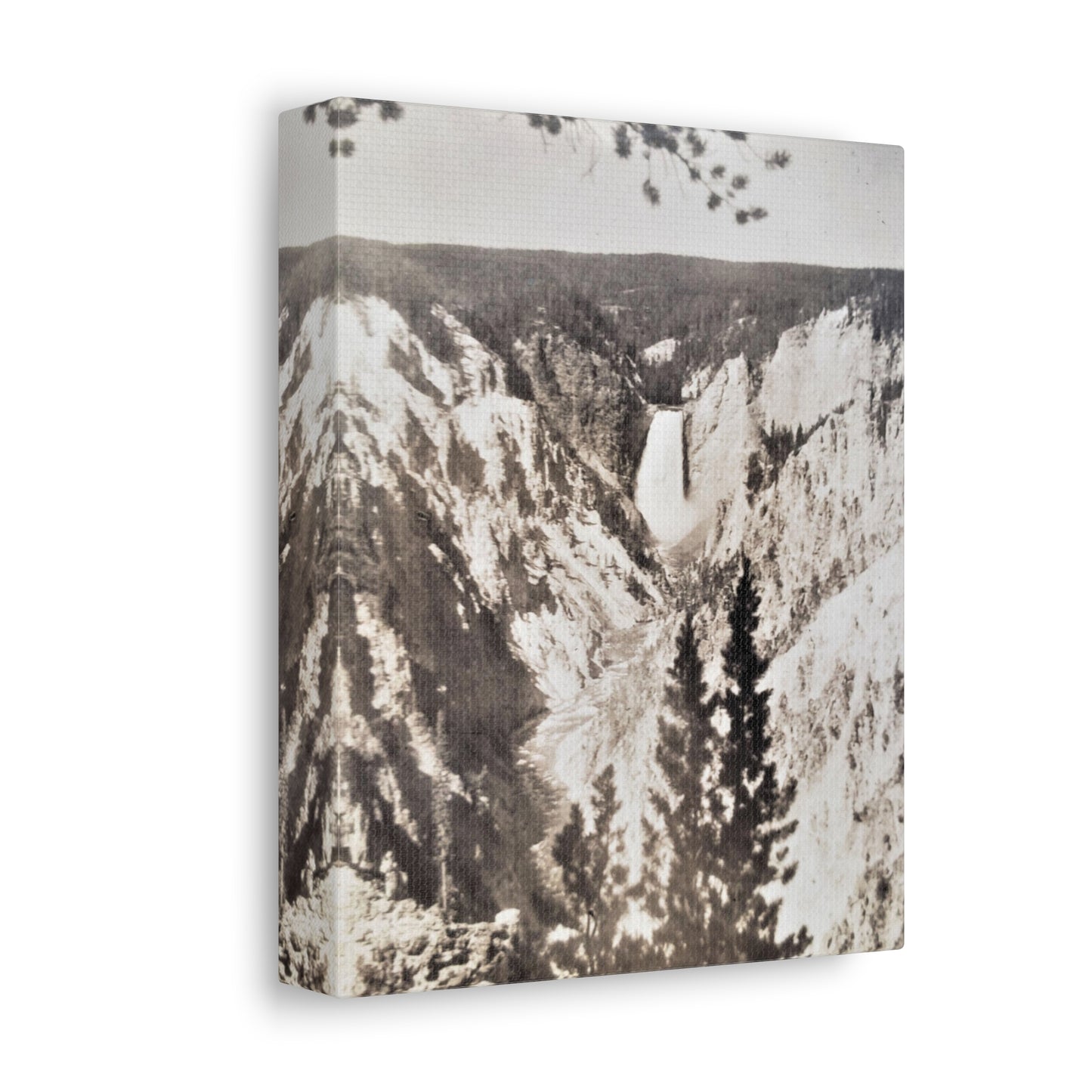 Artists Point Yellowstone Stretched Canvas