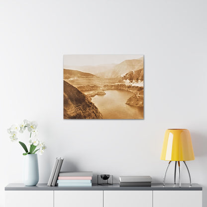San Gabriel Dirt Fill Dam #1 Canvas Gallery Wraps Printify