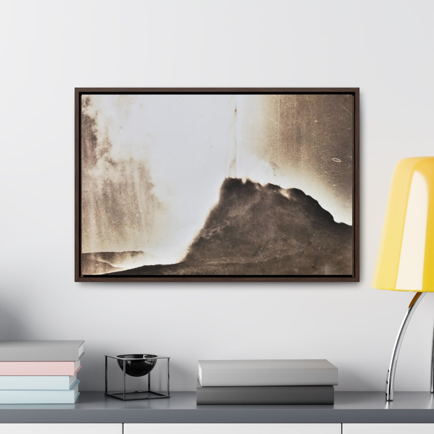 White Dome Geyser Yellowstone Gallery Canvas Wraps, Horizontal Frame