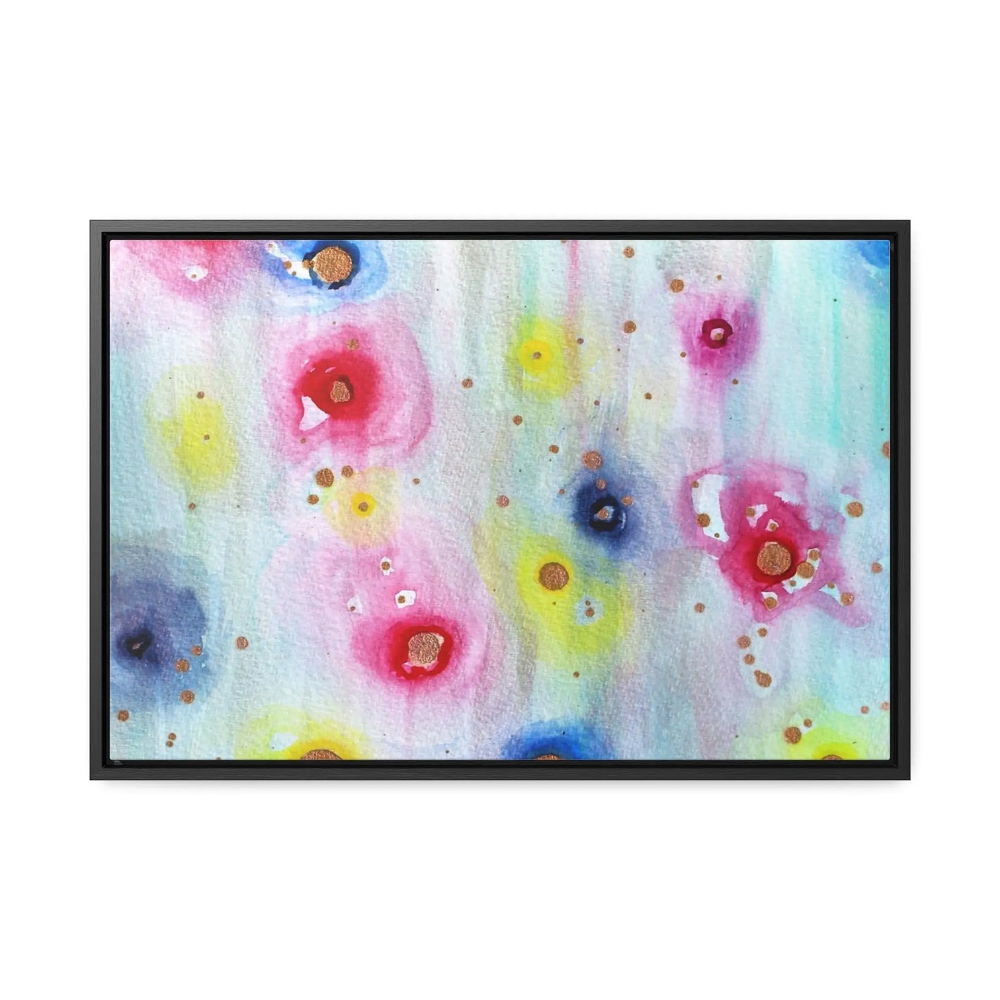 Raining Blooms Gallery Canvas Wraps, Horizontal Frame 24″ x 16″ Premium Gallery Wraps (1.25″)