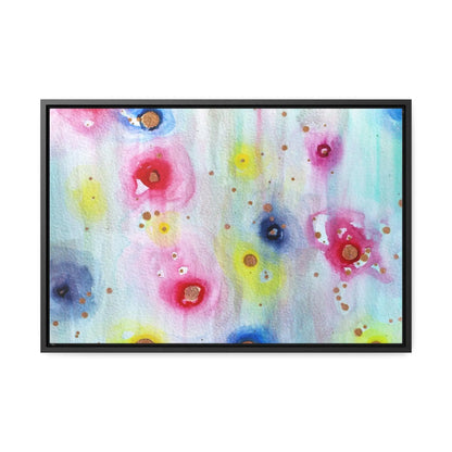 Raining Blooms Gallery Canvas Wraps, Horizontal Frame 24″ x 16″ Premium Gallery Wraps (1.25″)