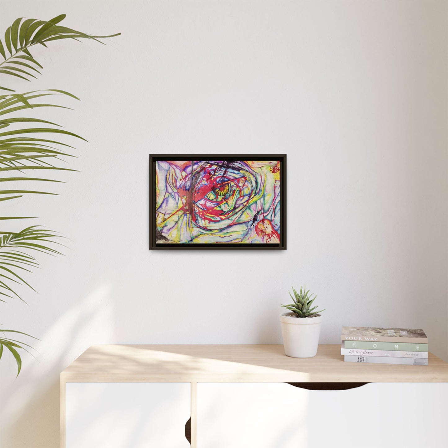 The Eye Framed Art Print - Kia Day Design