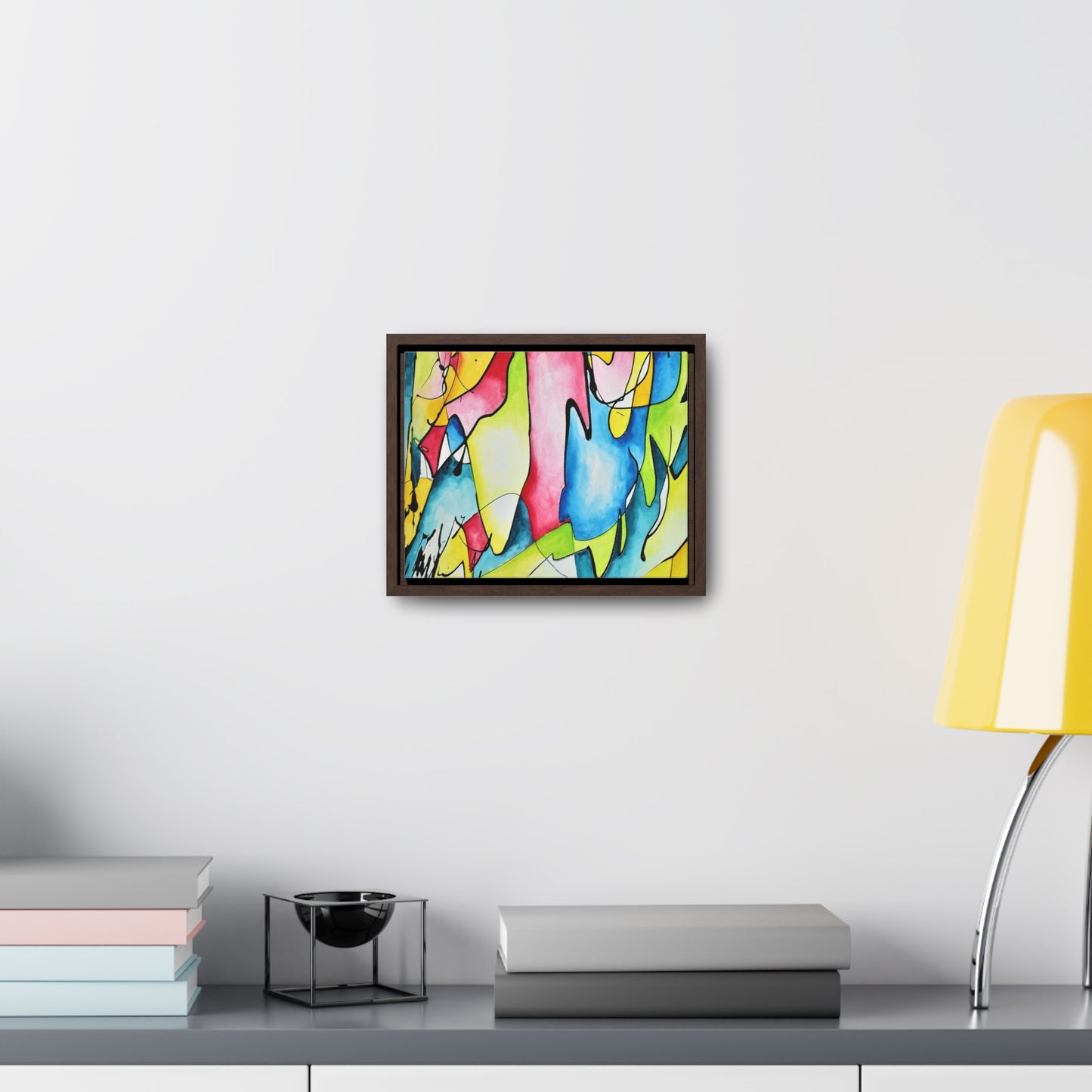 Blue Flame Gallery Canvas Wraps, Horizontal Frame