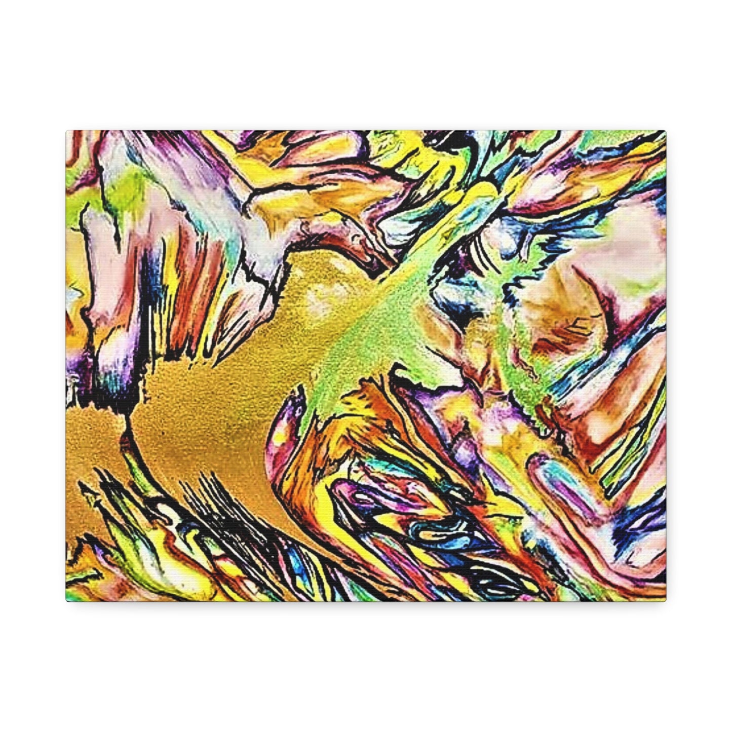 Phoenix Rising Stretched Canvas