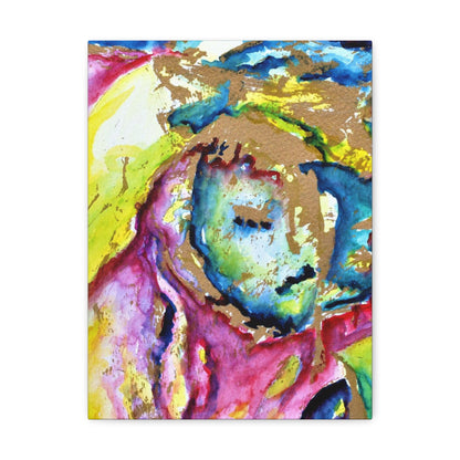 Mothers Face Canvas Gallery Wraps 12″ x 16″ 1.25"