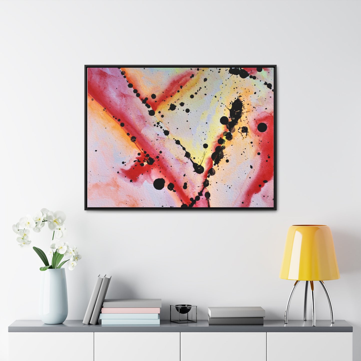 Red Hot Love Gallery Canvas Wraps, Horizontal Frame