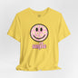 Smile Floral Womens T-Shirt - Positive Vibes Tee- Cloud 16 Clothing Co.- {{Product type}}