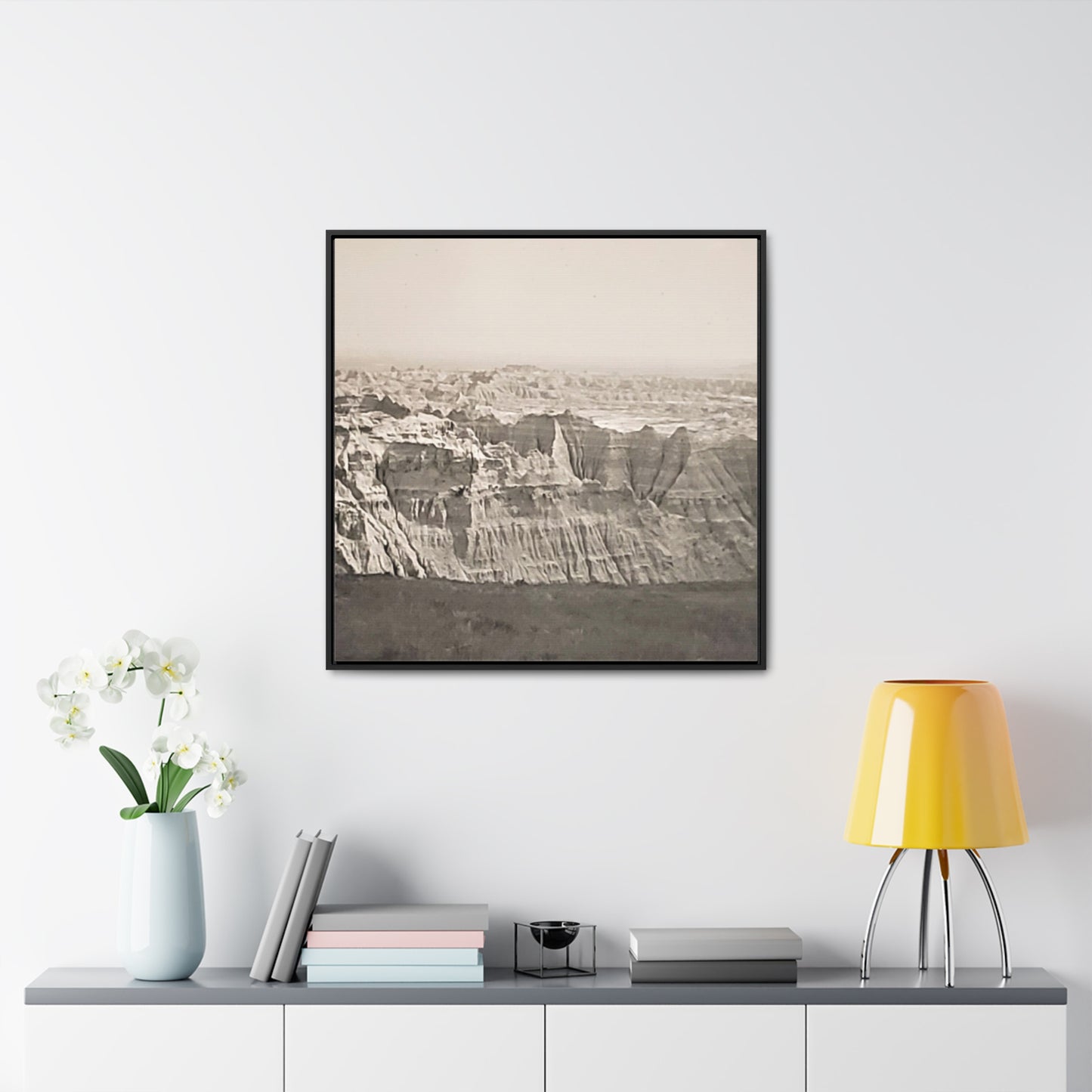 The Pinnacles Gallery Canvas Wraps, Square Frame