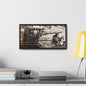 Concrete Worker Gallery Canvas Wraps Horizontal Frame 20″ x 10″ Walnut Premium Gallery Wraps (1.25″)
