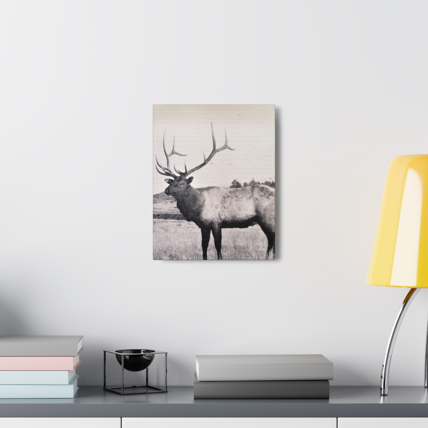 Yellowstone Bull Elk Canvas Gallery Wraps