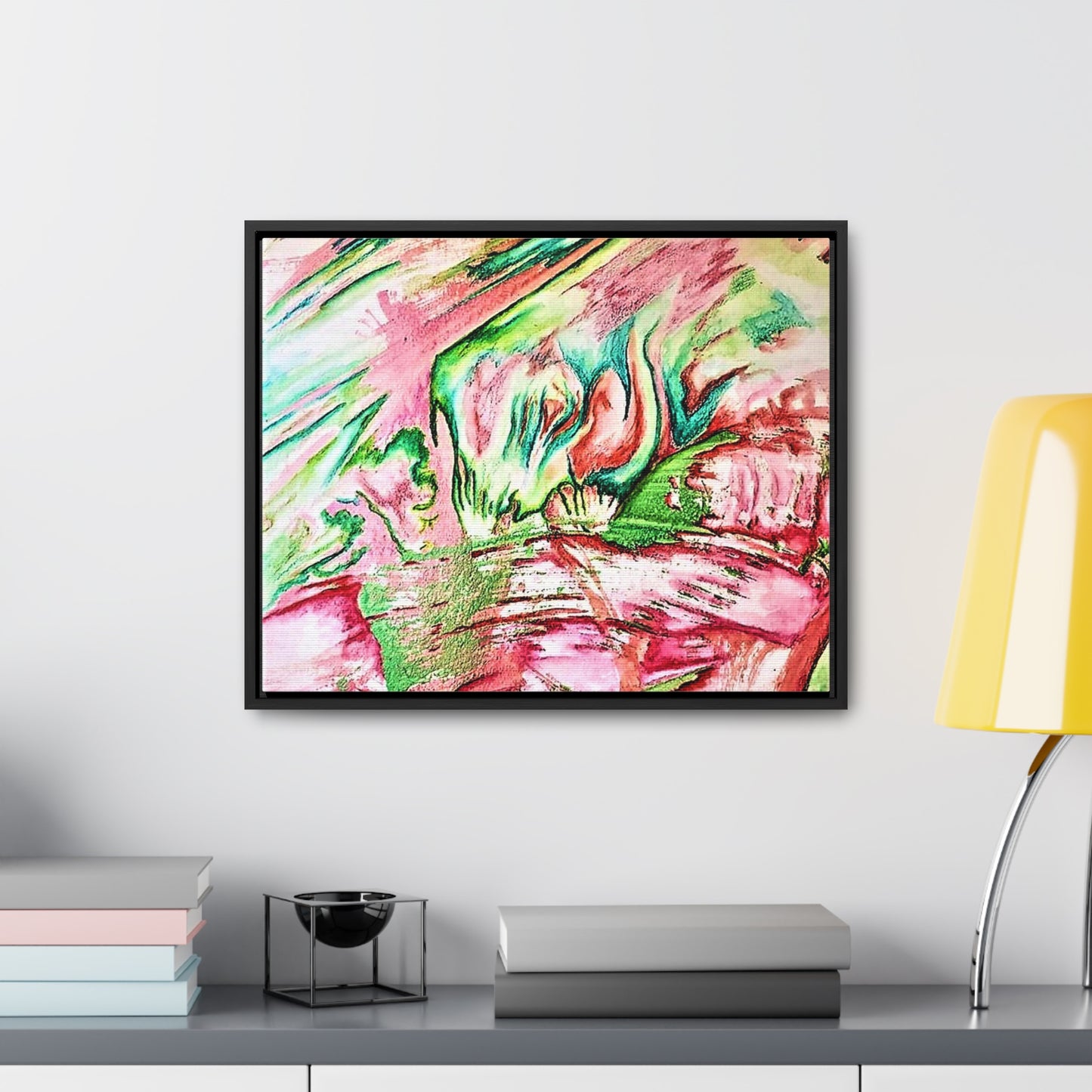 Pink Forest Gallery Canvas Wraps, Horizontal Frame