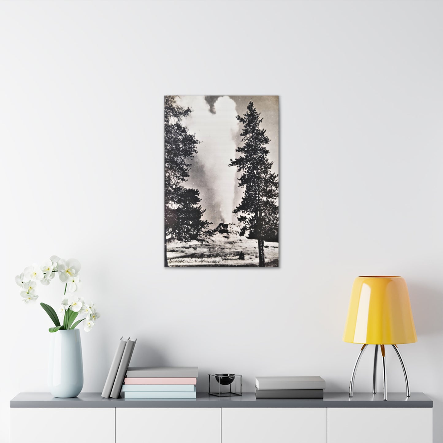 Castle Geyser Yellowstone Canvas Gallery Wraps