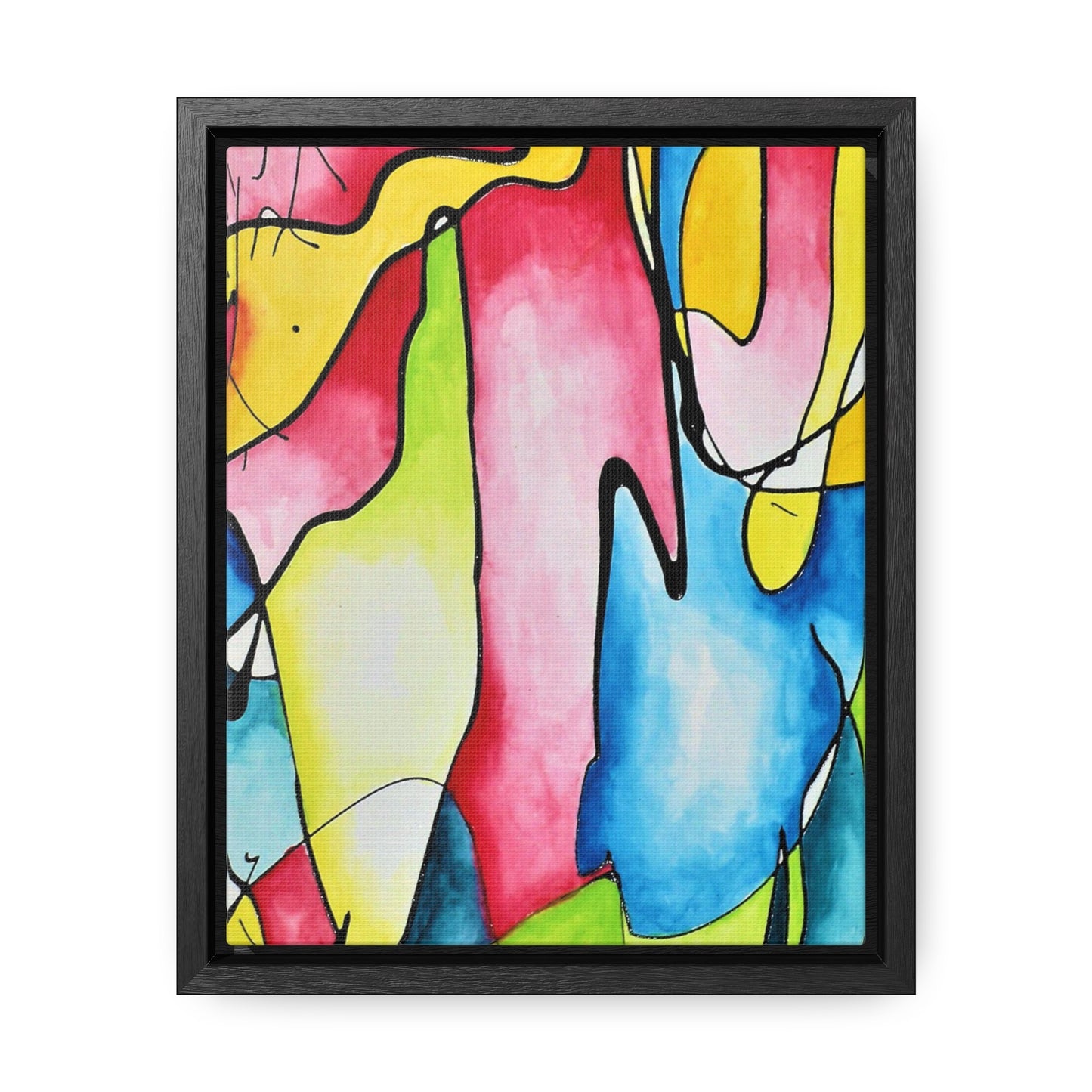 Blue Flame Gallery Canvas Wraps, Vertical Frame