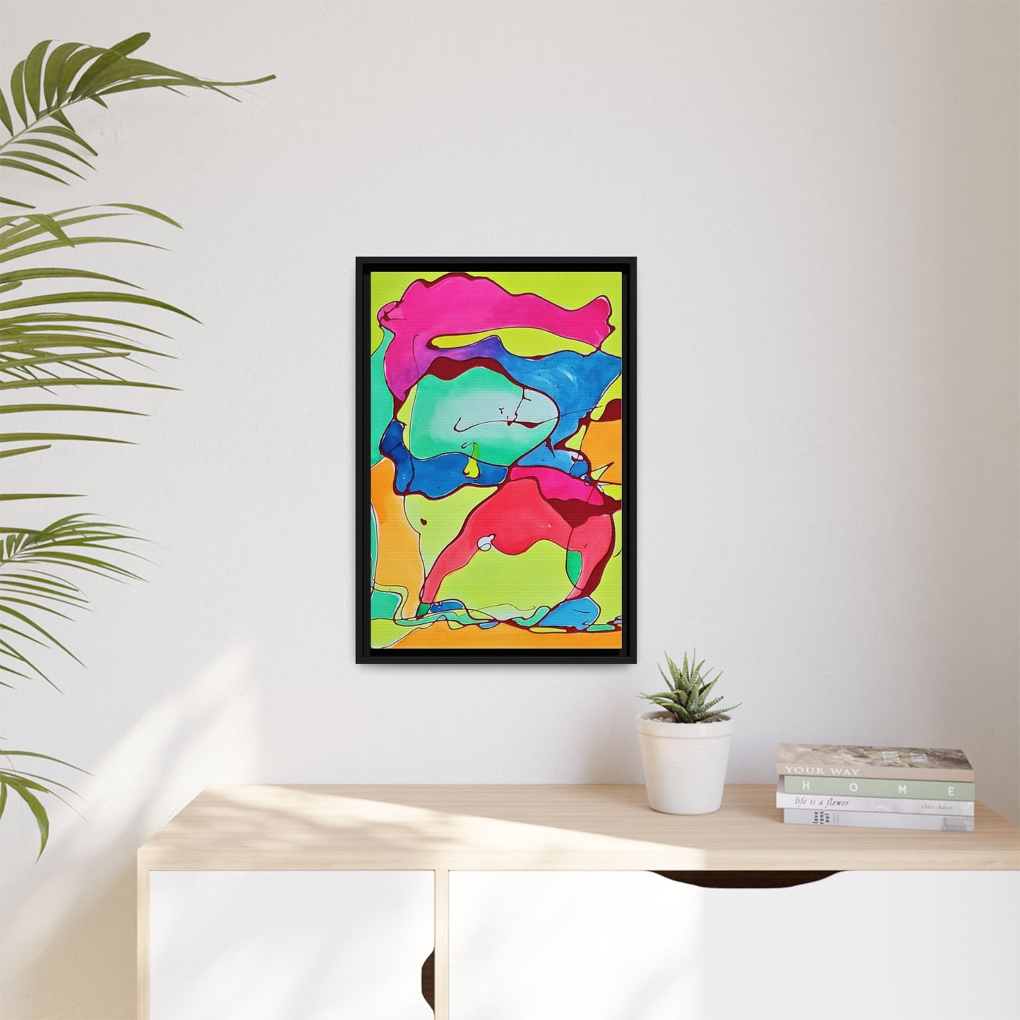 Kool Kid Matte Canvas Framed - Kia Day Design