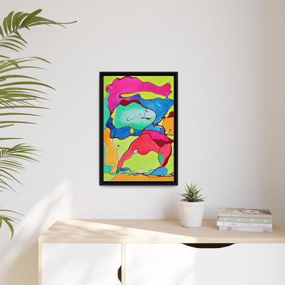 Kool Kid Matte Canvas Framed - Kia Day Design