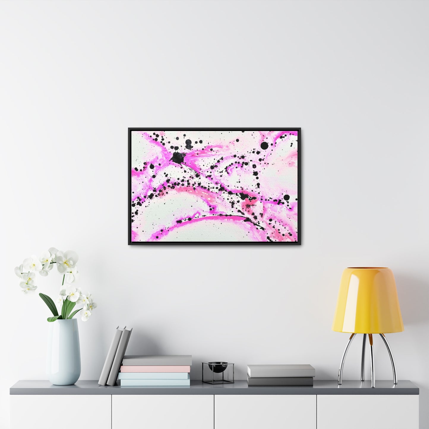 Neon Lightning Gallery Canvas Wraps, Horizontal Frame