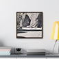 At the Needles Gallery Canvas Wraps Square Frame 16″ x 16″ Premium Gallery Wraps (1.25″) Walnut