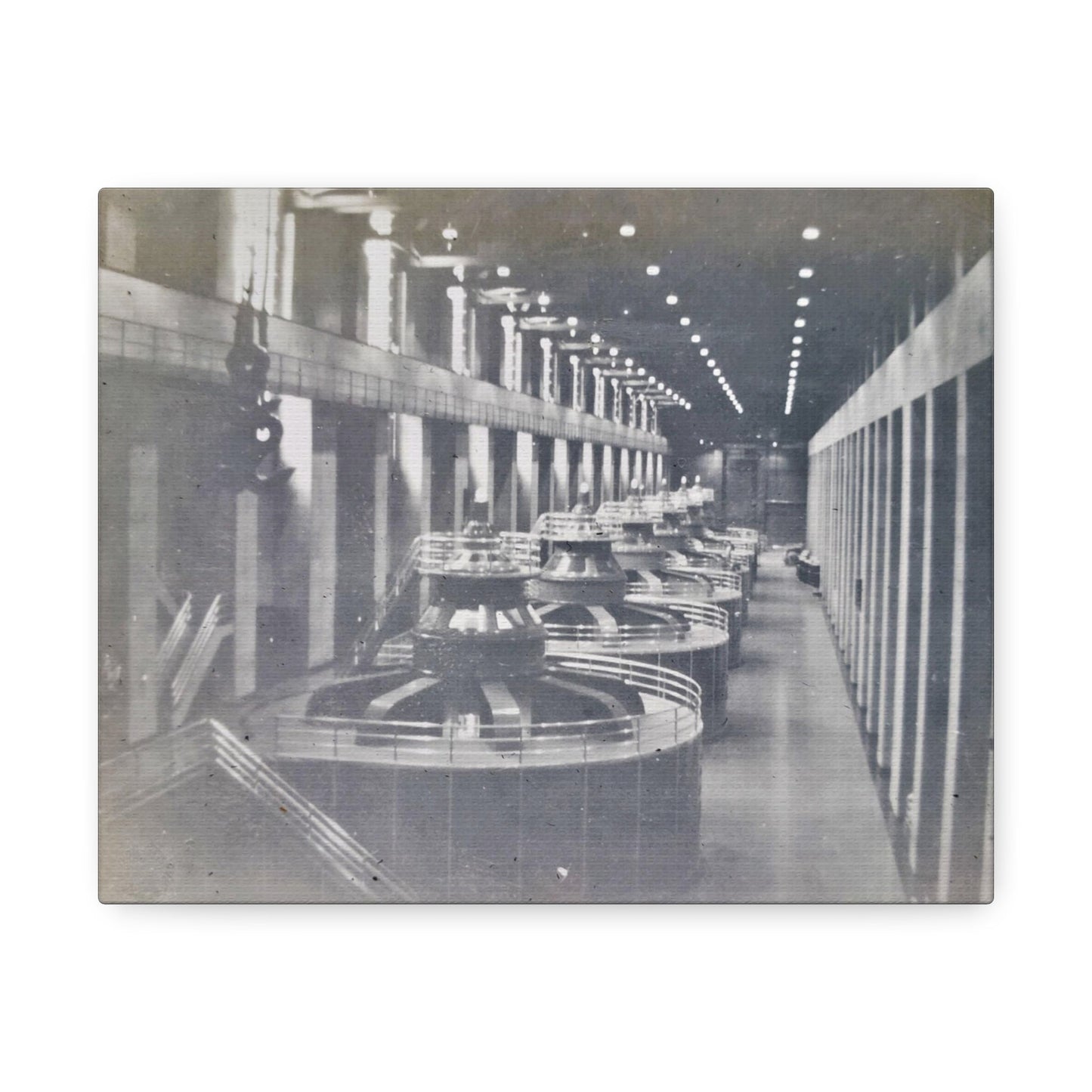 Boulder Dam Powerhouse Stretched Canvas