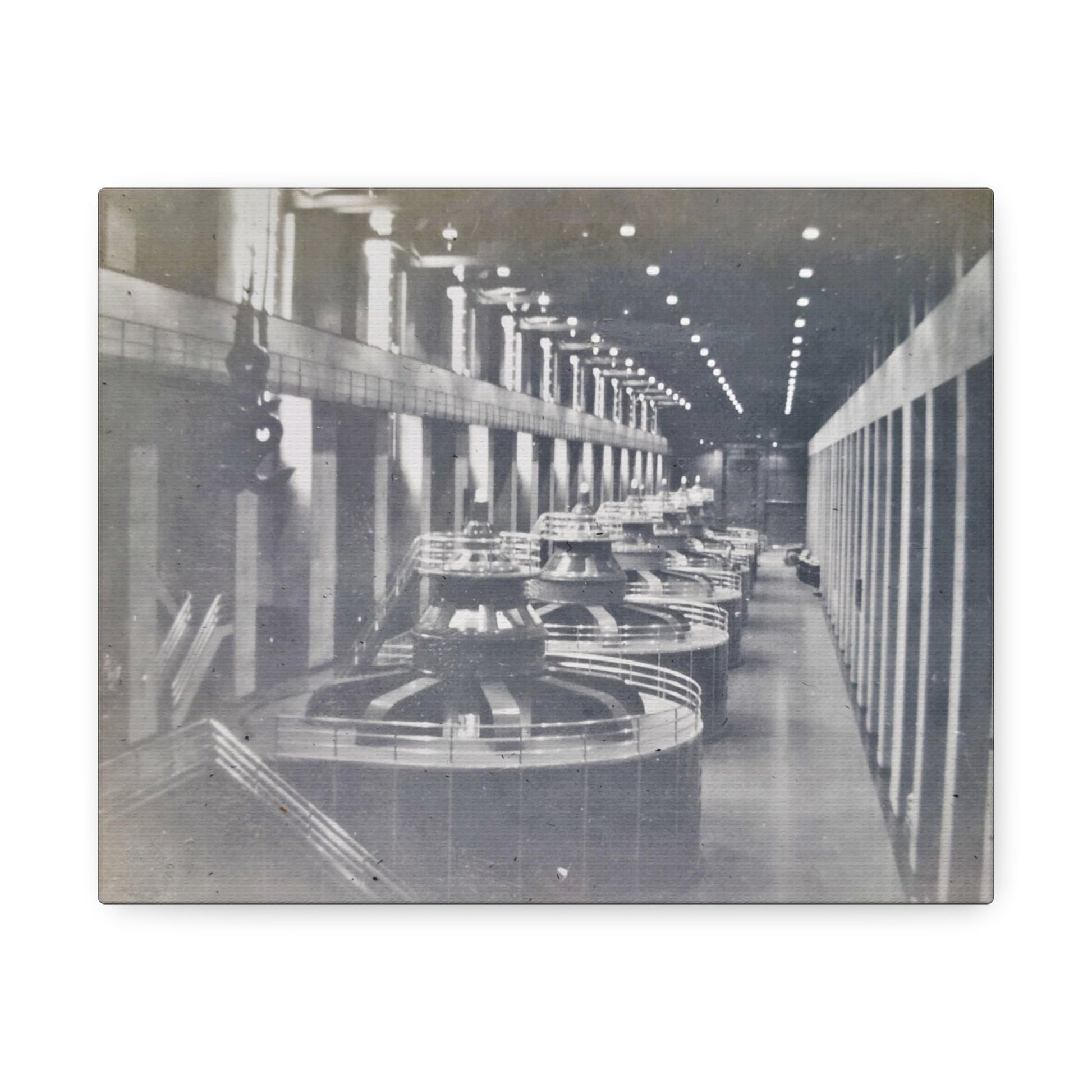Boulder Dam Powerhouse Stretched Canvas