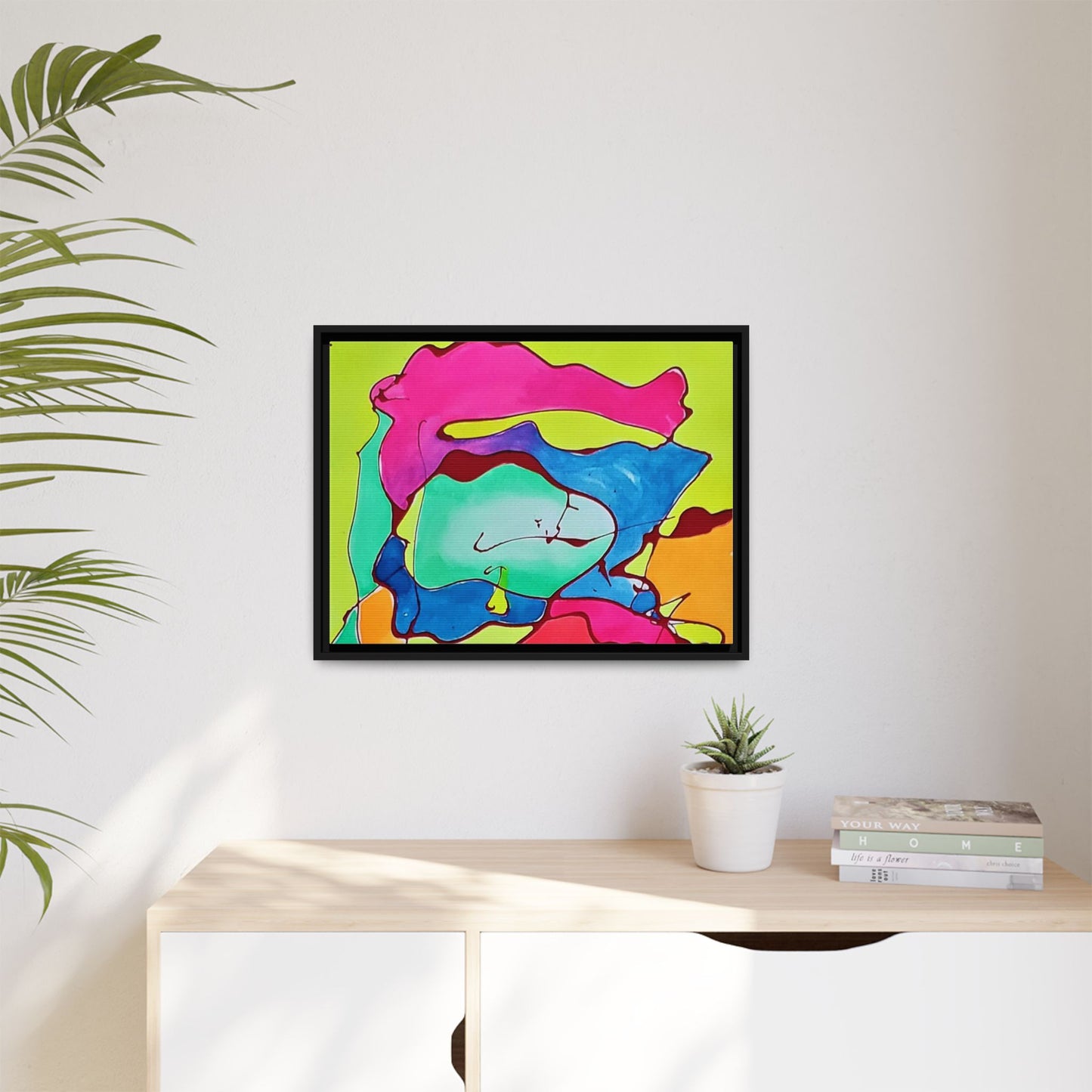 Kool Kid Matte Canvas Framed - Kia Day Design