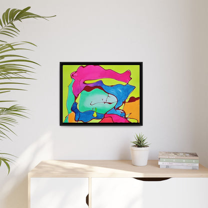 Kool Kid Matte Canvas Framed - Kia Day Design