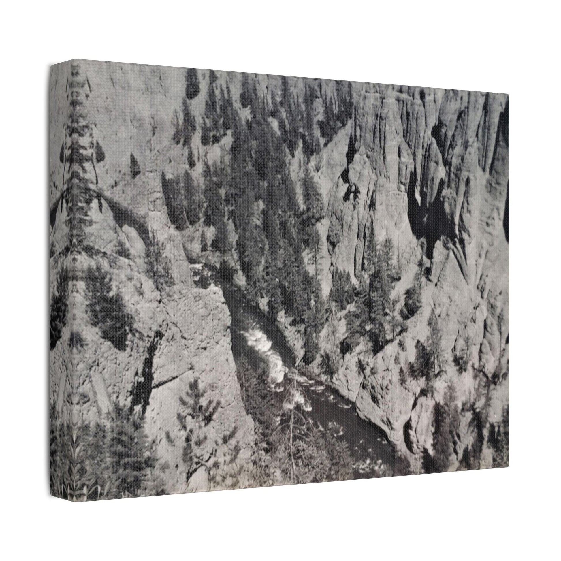 Cleopatras Needle Satin Canvas Stretched