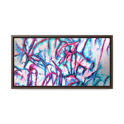 Pink Jellyfish Gallery Canvas Wraps, Horizontal Frame 20″ x 10″ Walnut 1.25"