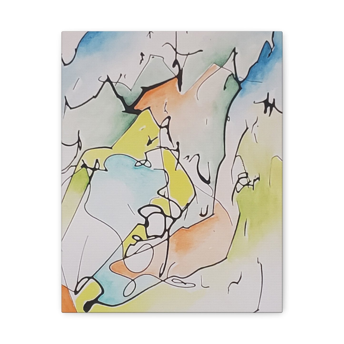 Misty Mountains Canvas Gallery Wraps 11″ x 14″ 1.25"