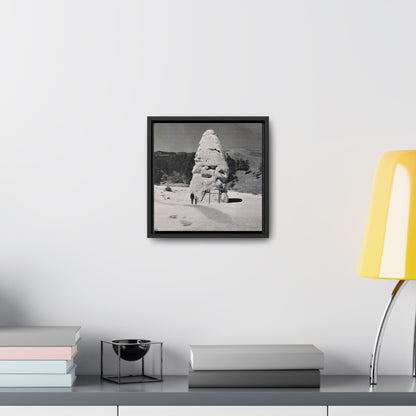 Liberty Cap Yellowstone Gallery Canvas Wraps Square Frame 10″ x 10″ 1.25" Black