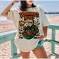Spooky Horror Cereal Tee - Funny Halloween Killer Breakfast Shirt, Creepy Cereal Box Graphic - VOORHEES BITES - T-Shirt
