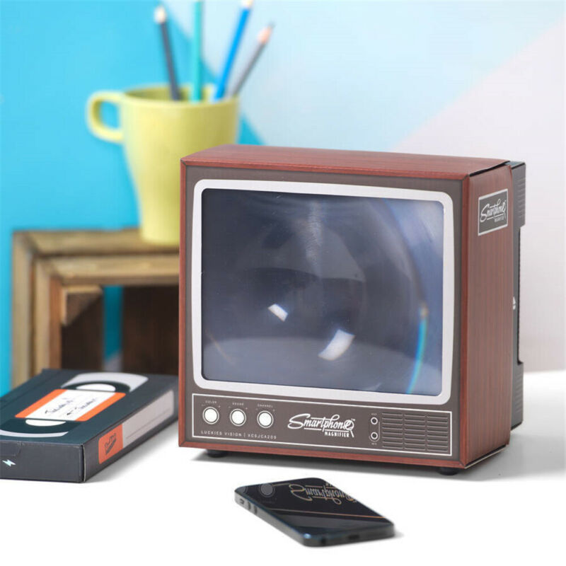 Retro TV Phone Screen Video DIY Enlarger Amplifier Magnifier Retro TV Appearance- V.I.P Digital Presence- {{Product type}}