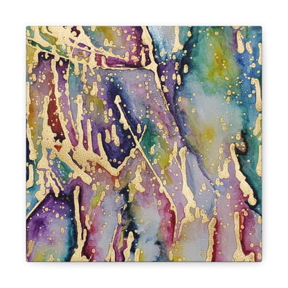 Purple Rain Canvas Gallery Wraps 10″ x 10″ 1.25"