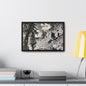 Eagles Nest Rock Yellowstone Gallery Canvas Wraps Horizontal Frame 18″ x 12″ Black 1.25"
