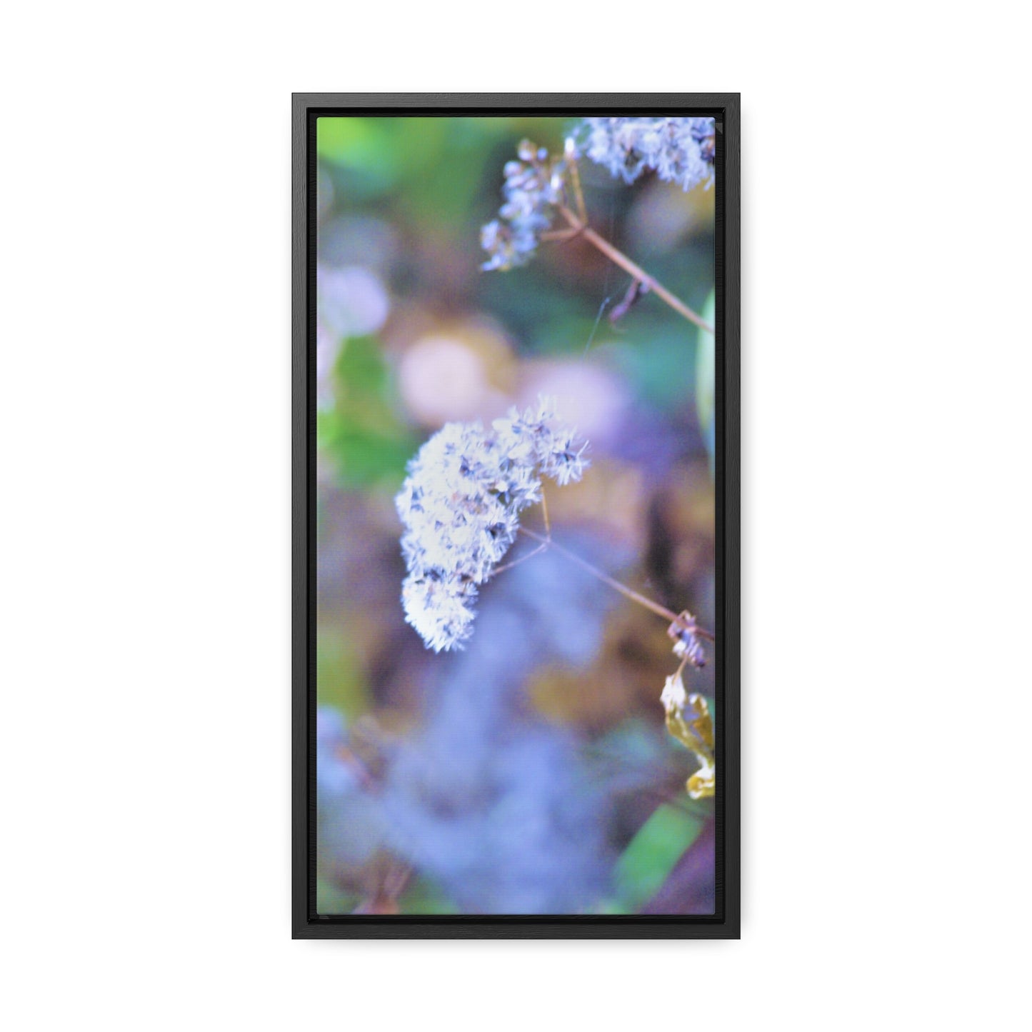 Macro Blue Gallery Canvas Wraps, Vertical Frame