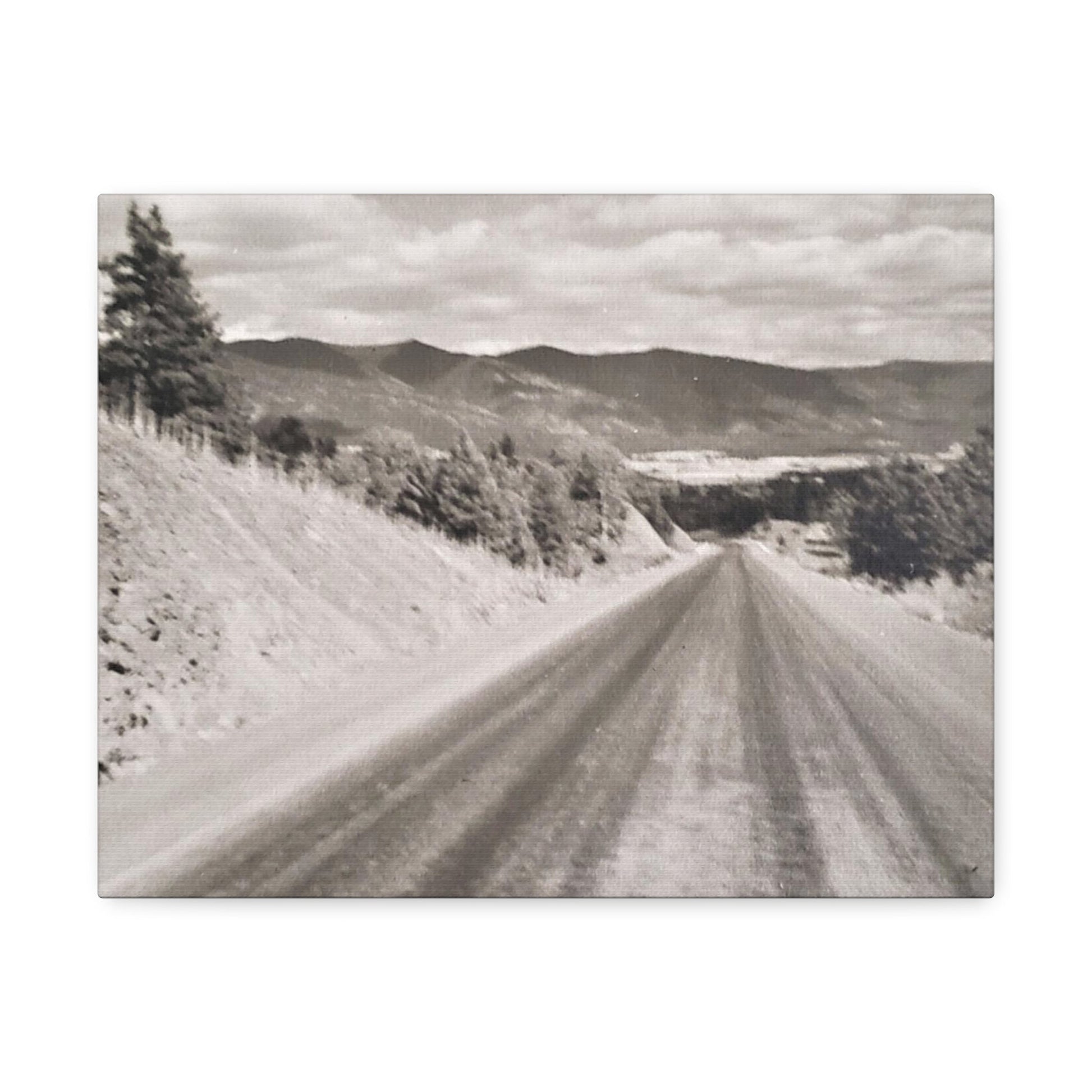 Western Road Stretched Canvas