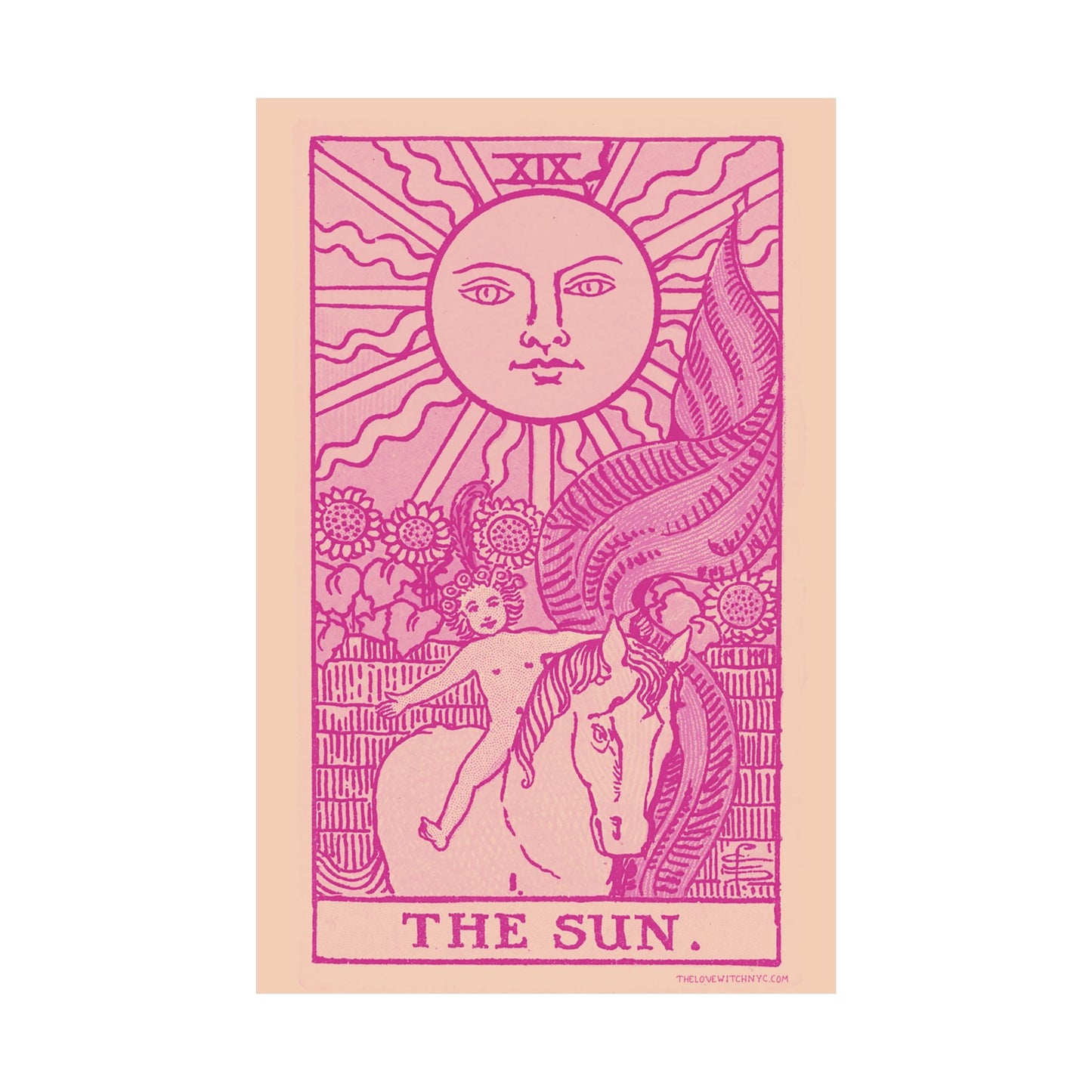 The Sun Tarot Card Poster by The Love Witch - 11" x 17" Matte - Poster